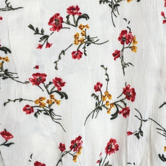 Fratini Boho Floral Top Size XL Peasant Peplum Blouse Western Cottagecore New - Picture 6 of 12